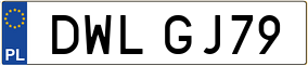 Truck License Plate